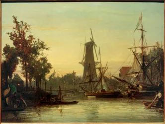 Le port intérieur de Rotterdam